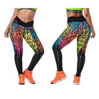 Zumba Dreamer V Waistband Leggings (กางเกงเลคกิ้งออกกำลังกายซุมบ้าและโยคะ)