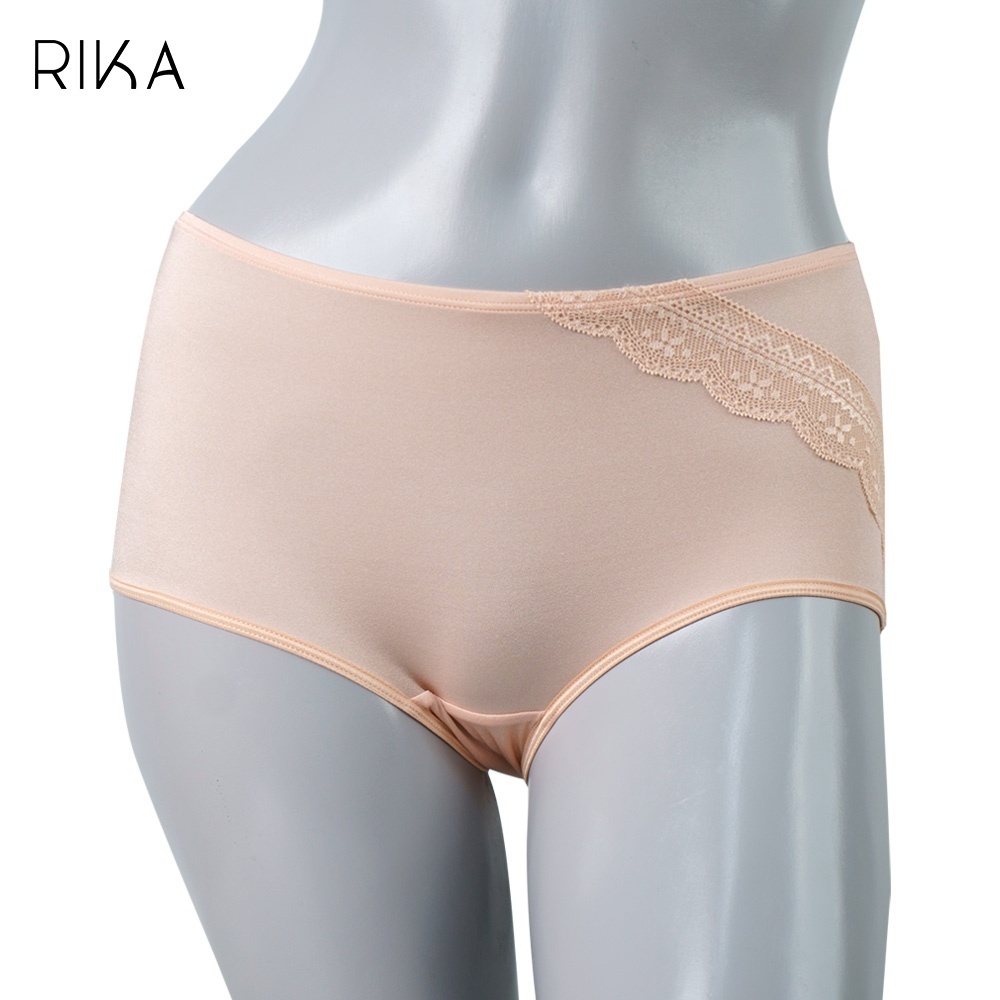RIKA กางเกงชั้นในสตรี ทรง HALF Boy Short ขาเว้าต่ำ แต่งลูกไม้ ทันสมัย GV2213 ผ้า Tactel นุ่ม ยืด (M-XL) — صورة 6