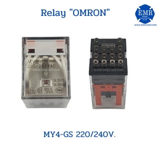 OMRON RELAY รีเลย์ MY4 220VAC.