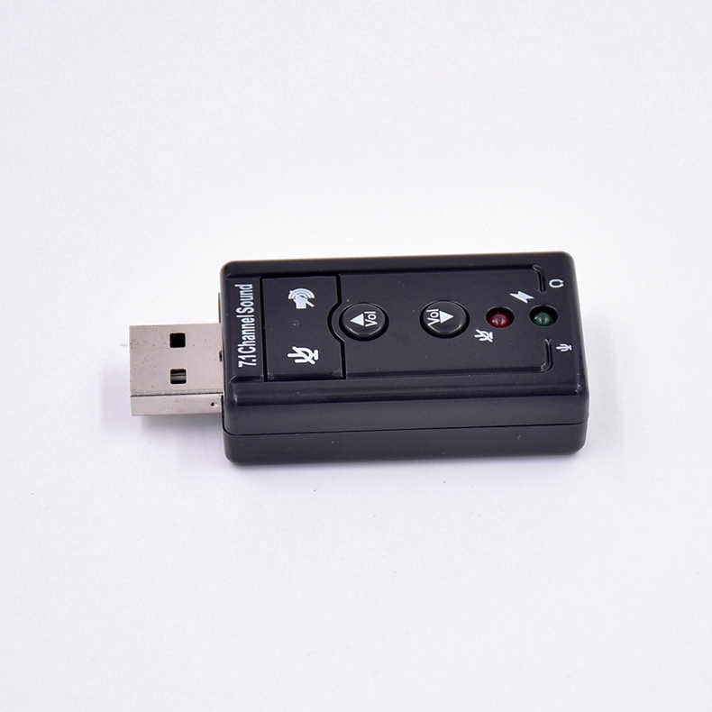 ซาวน์การ์ด USB 7.1 ฟรีการ์ดเสียงภายนอก