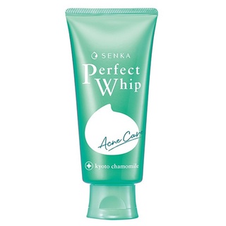 Senka Perfect Whip Acne Care 100 ml เซนกะ โฟม ฟื้นบำรุงผิวจากปัญหาสิว (สีเขียว)