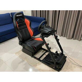 ค็อกพิท ขาตั้งสำหรับจอยพวงมาลัย Half cockpit wheel stand(ไม่รวมจอยพวมมาลัย)รองรับLogitech ThrustmasterและFanatec