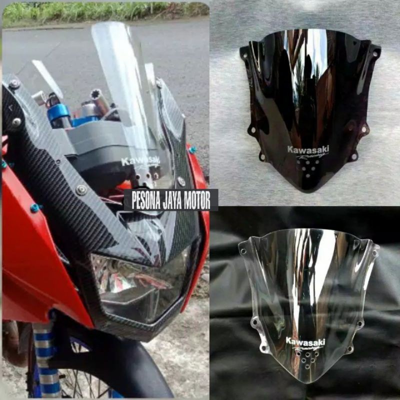 ใหม่ NINJA RR VISOR/ใหม่ NINJA RR WINSHIELD/ใหม่ NINJA 150 RR WINSIL