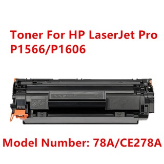 ตลับหมึกเทียบเท่า รุ่น 78A/CE278A/278A/CE278/278 ใช้กับ HP LaserJet Pro P1560/P1566/P1600/P1606dn/MFP 1536dnf