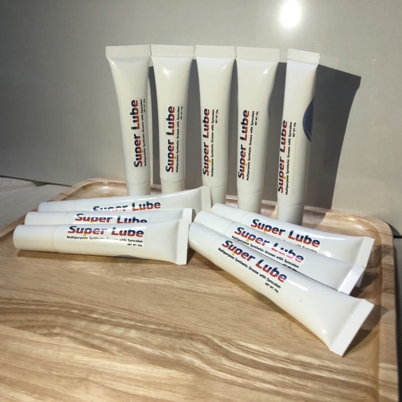 [พร้อมส่ง] จารบีขาว Super Lube 15g