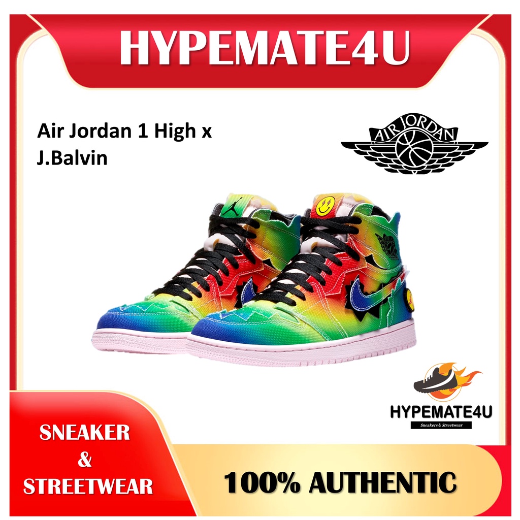 แอร์จอร์แดน 1 High X J.Balvin ⁣