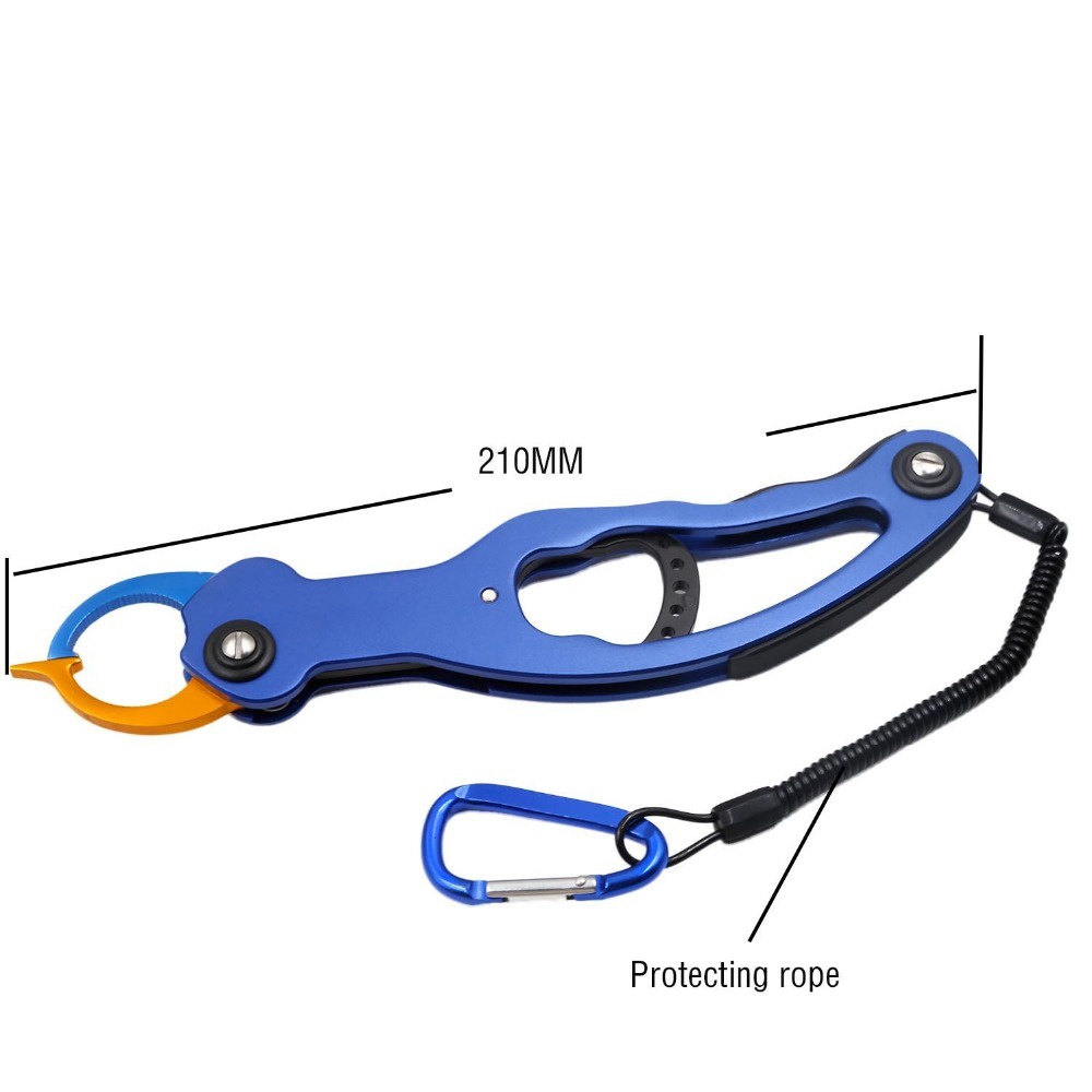 Pince Lip Gripper Pour Pêche - Alliage Aluminium - Portable - Poignée Mains Libres - Neuf