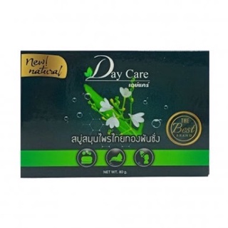 Day Care สบู่สมุนไพรไทยทองพันชั่ง สูตรเข้มข้น 80กรัม.