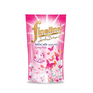 Fineline ไฟน์ไลน์ซักผ้าพลัส สูตรลดกลิ่นอับชื้น ถุงสีชมพู 400 มล.