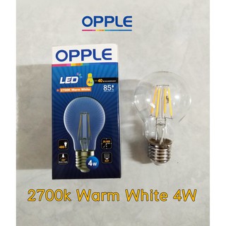 OPPLE หลอด LED VINTAGE 4W แสงวอร์มไวท์ วินเทจ Warm white