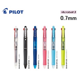 ปากกาลูกลื่น 3 สีขนาด 0 . 7 มม. bkab - 40 f 6 สี