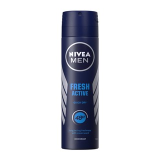 Nivea Fresh Active Spray นีเวีย เฟรช แอคทีฟ สเปรย์ ผลิตภัณฑ์ระงับกลิ่นกาย 150 มล.