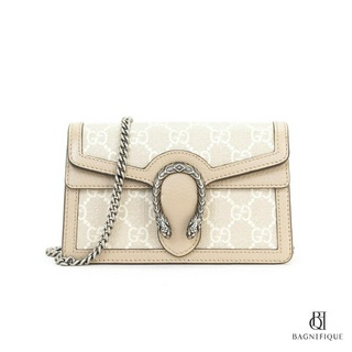 GUCCI DIONYSUS SUPER MINI BEIGE CANVAS SHW