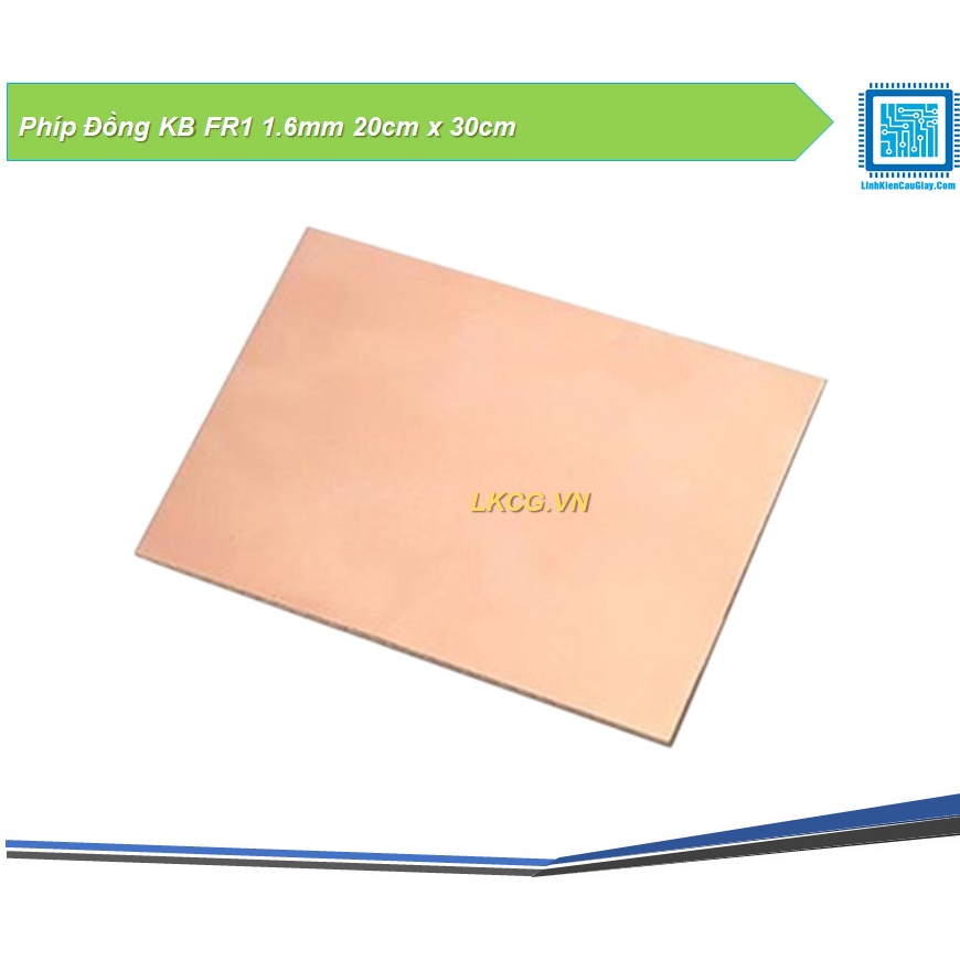 KB FR1 ปลายทองแดง 1.6mm 20cm x 30cm