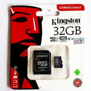 เมมโมรี่ การ์ด Kingston 32G ของแท้เต็มความจุ