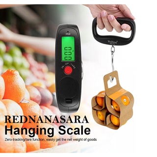 WeiHeng Hanging Scale เครื่องชั่งน้ำหนักดิจิตอล แบบพกพา จอ LCD ตะขอแบบ Hook สูงสุด 50 กิโลกรัม