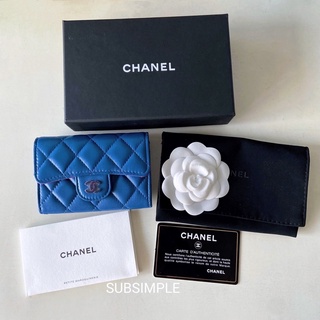 Chanel card holder lamb Holo 31