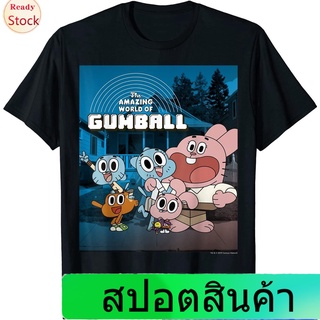 เสื้อยืดผู้ชายและผู้หญิง CN The Amazing World Of Gumball The Wattersons Portrait T-Shirt The Amazing World of Gumball Sp