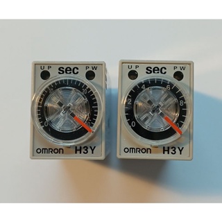 OMRON Timer H3Y-2 , 0.5-10 วินาที 1-30 วินาที ,coil 24 Vdc / 100-120Vac ของแท้