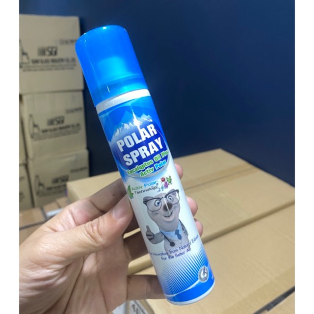Polar Spray น้ำมันยูคาลิปตัส ชนิดสเปรย์ เล็ก กระป๋อง 80 ml
