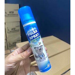 กระป๋องเล็ก80ml Polar Spray สเปรย์ปรับอากาศกลิ่นยูคาลิปตัส 80 Ml