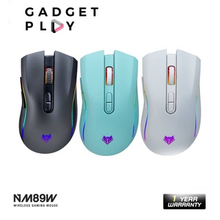 [กรุงเทพฯ ด่วน 1 ชั่วโมง] NUBWO NM89W WIRELESS &amp; BlUETOOTH GAMING MOUSE มีไฟ RGB ปรับ DPI ได้ ของแท้ รับประกัน 1 ปี