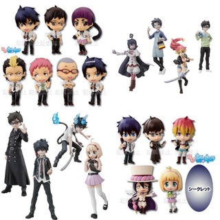 (แท้/มือ1, 2/อะไหล่) Banpresto Chibi Kyun-Chara figure Blue Exorcist Action Figure Toys 7 Ao no Exorcist​ โอคุมุระ​ ริน