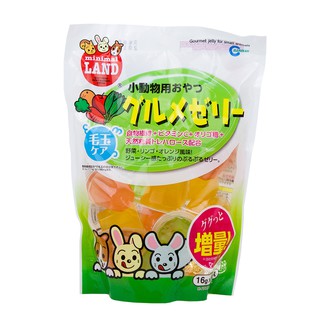 Marukan Gourmet jelly for small animals, dietary fiber for hairball care MR-683(16g x 14)