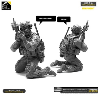 1/35 สหรัฐอเมริกา Seal ประกอบทหารเรซิน LOO-01