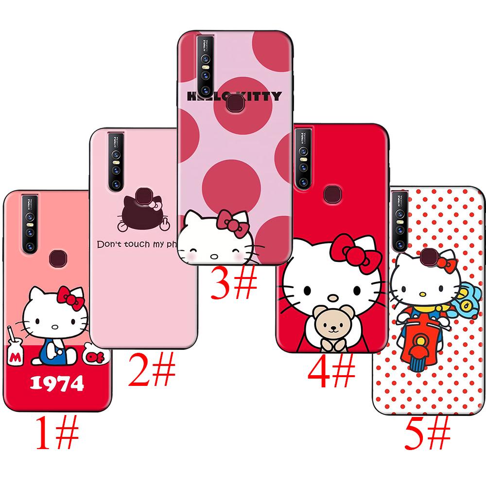 เคสโทรศัพท์ลายคิตตี้น่ารักสําหรับ vivo y 53 y 55 y 67 y 81 y 85 y 89 v 5 s v 7 v 9 v 11 plus pro 15