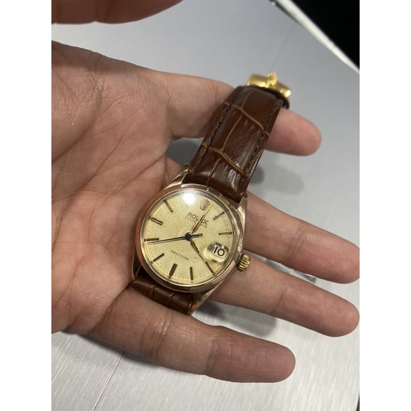 นาฬิกา Rolex แท้ OysterDate Precision ปี 50-59 ไม่ถึงแสน สไตล์วินเทจ Rolexแท้ มีราคาต่างประเทศให้ดูเ