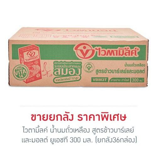 Vitamilk UHT Soy Milk Formula with Barley and Malt 300ml / 36 boxes
