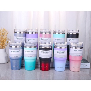 โปร❗️ICEmoor แก้วน้ำเก็บความเย็น ขนาด 20oz/30oz. เพชรวิบวับ
