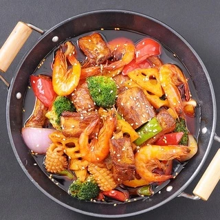 🔥กำลังจะหมด หม่าล่า หม้อไฟแห้ง ฮั่วกัว น้ำมันน้อย 好人家麻辣香锅底料 น้ำซอสหม่าล่าสำเร็จรูป 1ถุง บรรจุ2ซอง ขนาด 220g