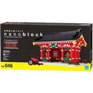 ของแท้จากญี่ปุ่น🧡 Kawada NB_046 Nanoblock Kaminarimon Deluxe Edition ตัวต่อนาโนบล็อคคามินาริม่อน (New Model 2019)