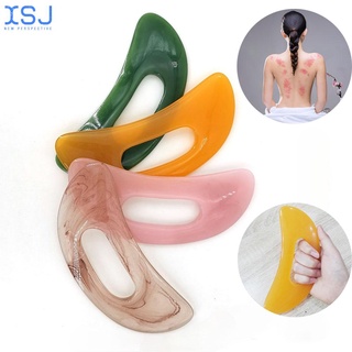 Gua Sha Scraping Cervical Spine Full Body Massage Scimitar Scraping Resin Beeswax Meridian Scraping Handheld Scraping Massager