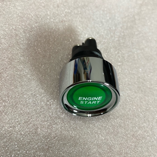 สวิทช์สตาร์ท (Engine Start) ปุ่มกดสตาร์ทเครื่องยนต์ อย่างดี มีไฟ 12V