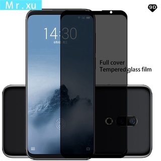 ฟิล์มกระจกนิรภัยกันรอยหน้าจอโทรศัพท์มือถือแบบเต็มหน้าจอสําหรับ Meizu 16Th Plus 16X 16T M10 Note 9