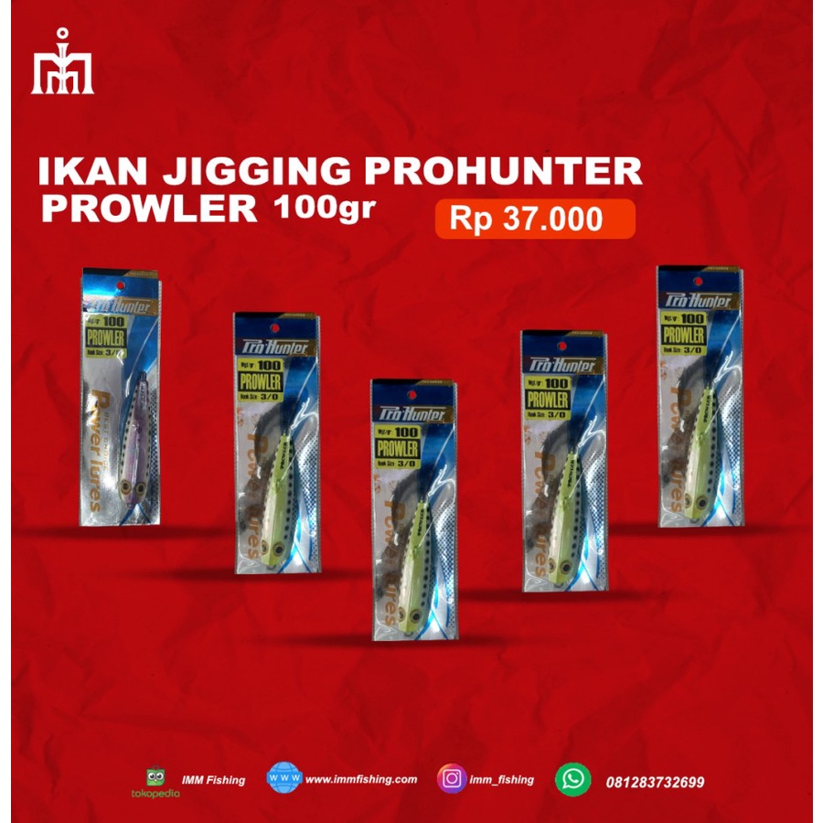 PROHUNTER PROWLER JIGGING FISH 100 GR