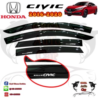 คิ้วกันสาด/กันสาด HONDA CIVIC 2016-2020