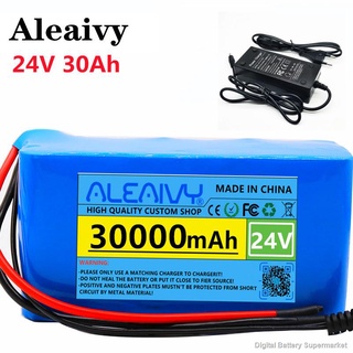 แบตเตอรี่  24V 30Ah 7S3P 18650 Liion Battery Pack 29.4V 30000mAh Electric Bicycle Moped /Electric/Lithium Ion Battery/