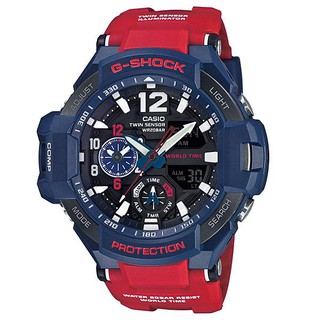 G-Shock Gravity GA-1100-2ADR ระบบเข็มทิศ แสดงอุณหภูมิ (ประกัน CMG)