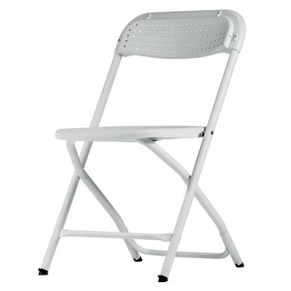 FOLDING CHAIR NEW STORM GC-81NW HDPE WHITE เก้าอี้พับอเนกประสงค์ NEW STORM HDPE GC-81NW สีขาว เฟอร์นิเจอร์ปิคนิค เฟอร์นิ