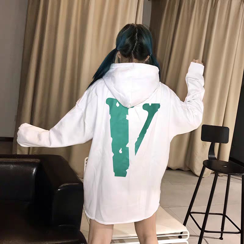 VLONE FRIENDS Hype Streetwear เสื้อฮู้ดคู่รัก