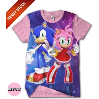 เสื้อยืด ลาย Sonic Amy Rose สําหรับผู้ใหญ่ REG-306