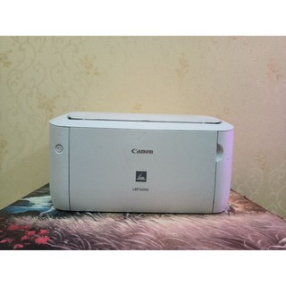 ปริ้นเตอร์ Canon Lbp6000 Mono Laser Printer มือสอง ใช้ได้ทันที+สายไฟ+USB(ประกัน 1 เดือน)