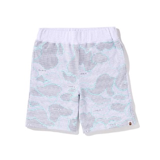 BAPE Text Code Camo Sweat Shorts (GRAY)