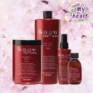 Fanola Botogen Shampoo/Filler/Mask/Filler Spray 150/300/1000/ ml. ซ่อมแซมผมเสียคืนความเปล่งปลั่งและความแข็งแรงยืดหยุ่น