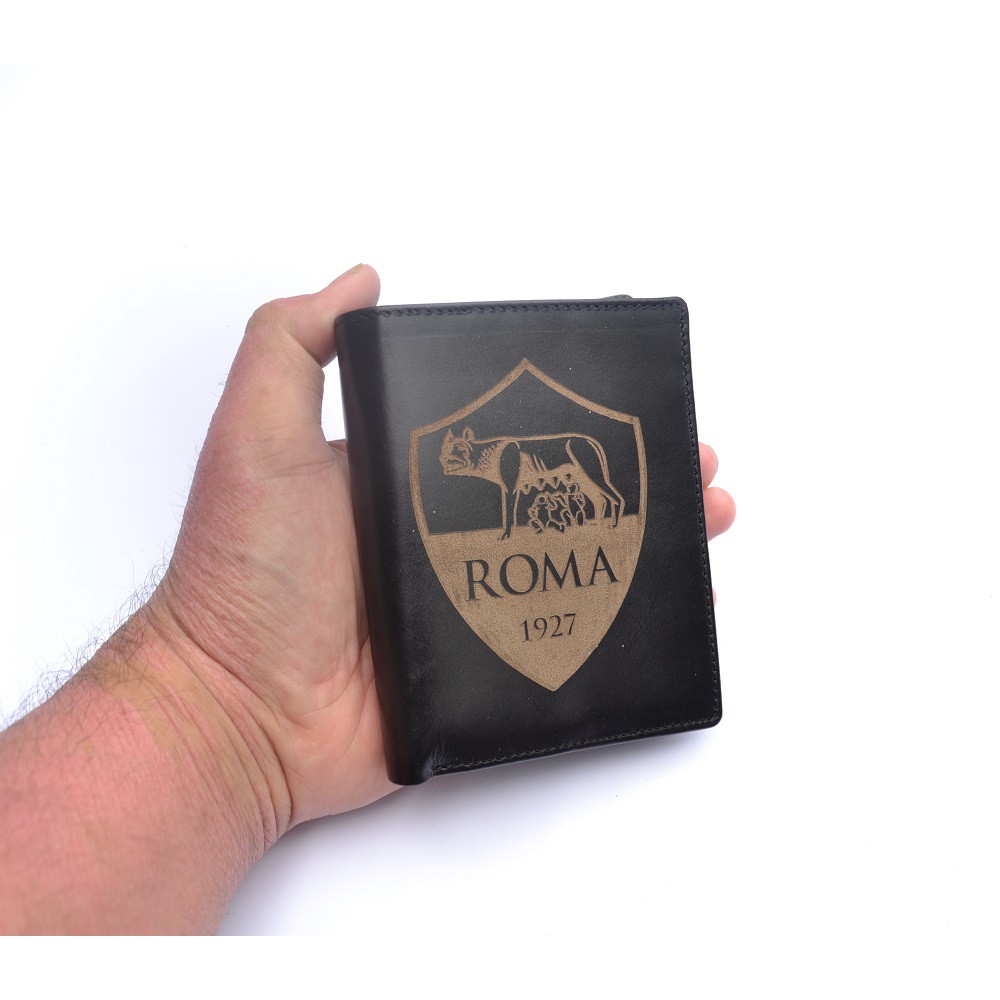 กระเป๋าสตางค์หนังผู้ชาย AS Roma Logo / AS Roma Jersey