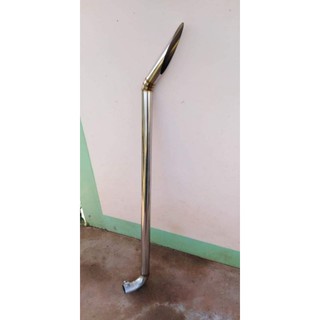 ท่อไอเสีย​รถไถ​สแตนเลส​แบบต่อท่อเดิม